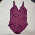 MiracleSuit  Women’s Burgundy Megan Slimming One Piece Modest Swimsuit 14 Photo 1