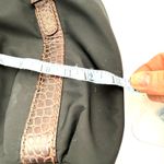 Brighton  Black & Brown Leather Rhianna Nylon Shoulder Bag Handbag Photo 4