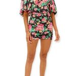 For Love & Lemons NWT Jolie Mini Dress with Puff Sleeves in Black - XS Photo 7