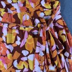 Nine West  Dress Womens Large Floral V-Neck Short Sleeve Belted Wrap‎ NWT Photo 8