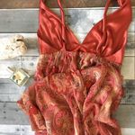 ABS Allen Schwartz Vintage ABS Silk Rhinestone Embellished Chiffon Halter Dress Size 10 Photo 4