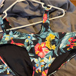 Old Navy Girls bikini high wasted bottoms floral vibrant colors  Photo 1