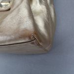 KATE‎ SPADE Gold Pebbled Leather Bexley Stevie Satchel Shoulder Bag Turn Lock Photo 4