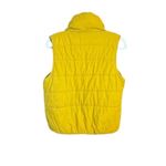 Anthropologie Pilcro and the Letterpress Puffy Quilted Mustard Yellow Vest Zip-u Photo 1