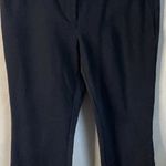Diane Von Furstenberg  Women’s Size 12 Jackie O Pants Black Cropped Split‎ Hem Photo 0