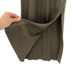 The Range  Ribbed Button Maxi Dress Olive Green XS Photo 4