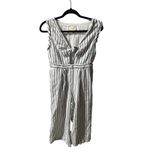 Everly  Women's Striped Knot‎ Front Jumpsuit Sleeveless Casual Comfy - Medium Photo 1