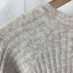 Steve Madden BB Dakota Ivory Ribbed Long Sleeve Knit Sweater Dress L Size L Photo 2