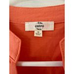 Entro  Flutter Sleeve V-Neck Tiered Mini Dress Cotton Orange Women's Size Medium Photo 7