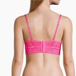 Free People NWT Sorento Demi Lace Longline Underwire Bra 34D LUCKY PINK Photo 5