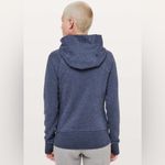 Lulu Townsend Lululemon Scuba Hoodie Light Cotton Fleece Heathered Gatsby Blue Size 6 Photo 3