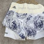 Adidas by Stella McCartney Women’s Stretchy Running Shorts Printed Navy White S Blue Photo 7