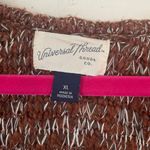 Universal Threads V-neck sweater brown knit 100% cotton Women’s size XL Photo 1