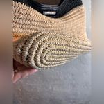 Brighton  Black and Natural Tan Woven Women’s Bag black and silver accents spring Photo 3