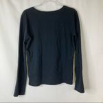 Ivory Ella 3/$30  | 100% Organic Cotton Black Long Sleeve XOXO Elephant Tee M Photo 4