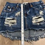 One Teaspoon  Junkyard Distressed Blue Jean Skirt Size‎ 25 Photo 9
