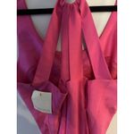 Dana Buchman  Silk Dress Vintage Size 14 Bright Pink Straps Cocktail Formal NEW Photo 5