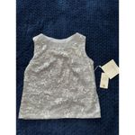 LT Lanting Bride White Sheered LS‎ Beaded Open Front Embroidered Tunic Sz Small Photo 2