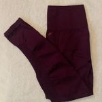 Fabletics Maroon Leggings Photo 0