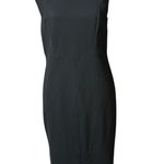 Carmen Marc Valvo  Elegant Black Sleeveless Dress with Front Cutout Sz 6 Photo 0