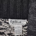 Vintage All Points Floral and Geometric Shape Turtleneck Knit Sweater Size L Black Size L Photo 3