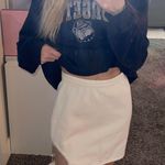 Cloud Ten White Denim Rhinestone Skirt Photo 3