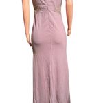 Soieblu purple maxi dress with beaded bodice slit L Size L Photo 5