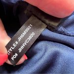 Jessica Howard  Lace Overlay 3/4 Sleeve Elegant Navy Lace Sheath Dress Size 8 Photo 10