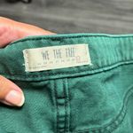 Free People Free People We the Free Zip It Up Mini Jean Skirt Green Cotton size 31 *251 Photo 7