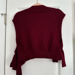 SheIn Red Sweater Vest Photo 2