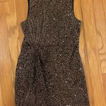 AQUA Gold Sequin Dress Photo 0