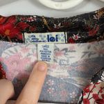 LEI Vintage Y2K Floral Babydoll Top Large Forest Fairy Japan Summer Cottagecore Red Photo 5