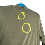 Altar'd State Altar’d State Green Saguaro Cactus Choker Keyhole Neck Flare Blouse Photo 14