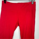 Soft Surroundings  Ruched Cropped Red Leggings Size XS Photo 2