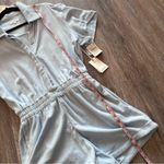 Good American Nwt‎  blue terry cloth romper Photo 5
