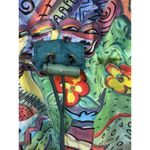 Vintage Roffe Tropical Fish Womens Ski Jacket Snowboard Pullover Parka Artsy Size L Photo 5