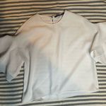 ZARA White Ruffle Sleeve Blouse Photo 1