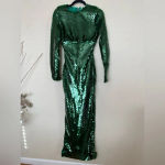 House Of CB  'Belle' Pine Green Sequin Maxi Dress‎ NWOT size S Photo 5