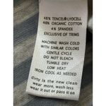 TOAD&CO Windmere II Dress Women's Medium Navy White Stripe Long Sleeve Pockets Blue Photo 3