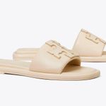 Tory Burch Double T Sport Slide Dulce De Leche / Gold Photo 0