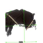 Rock N Karma One Size Black Fringe Poncho Beaded Embellished Overlay Cover Up Photo 2