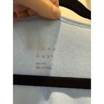 A New Day Women’s  Slim Fit Long Sleeve Button Front T-Shirt Medium Light Blue Photo 1