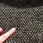 Etcetera zip up wool/leather sweater Jacket black Women’s size medium pockets Photo 8