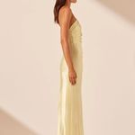 Shona joy La Lune Asymmetrical Gathered Maxi Dress - Lemon Photo 3