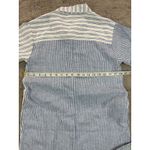 C&C California NWOT  XS Shirt Dress Blue White Striped Linen‎ Blend Beach School Photo 1
