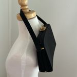 Vintage Stefan Black Moire Fabric Purse Photo 4