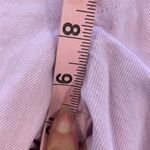 AMO Womens Button Fly 100% Cotton Tomboy Crop Pants‎ Purple Size 24 Pink Photo 7