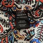 Dolce Vita Paisley Top w/Peplum Hem Sz S Blue Photo 7