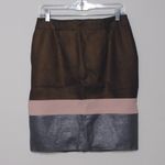 Marie Saint Pierre Sculptor Skirt Metallic Above Knee Stretch 3 (M, 10) New Size M Photo 4