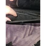 Badgley Mischka  Black Glitter Evening Chain Bag Party Purse‎ Clutch Photo 3